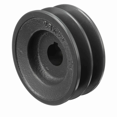 Browning Finished 2 Groove Sheave 4-1/4 in OD 2BK45X1 KWY 1/4 X 1/8